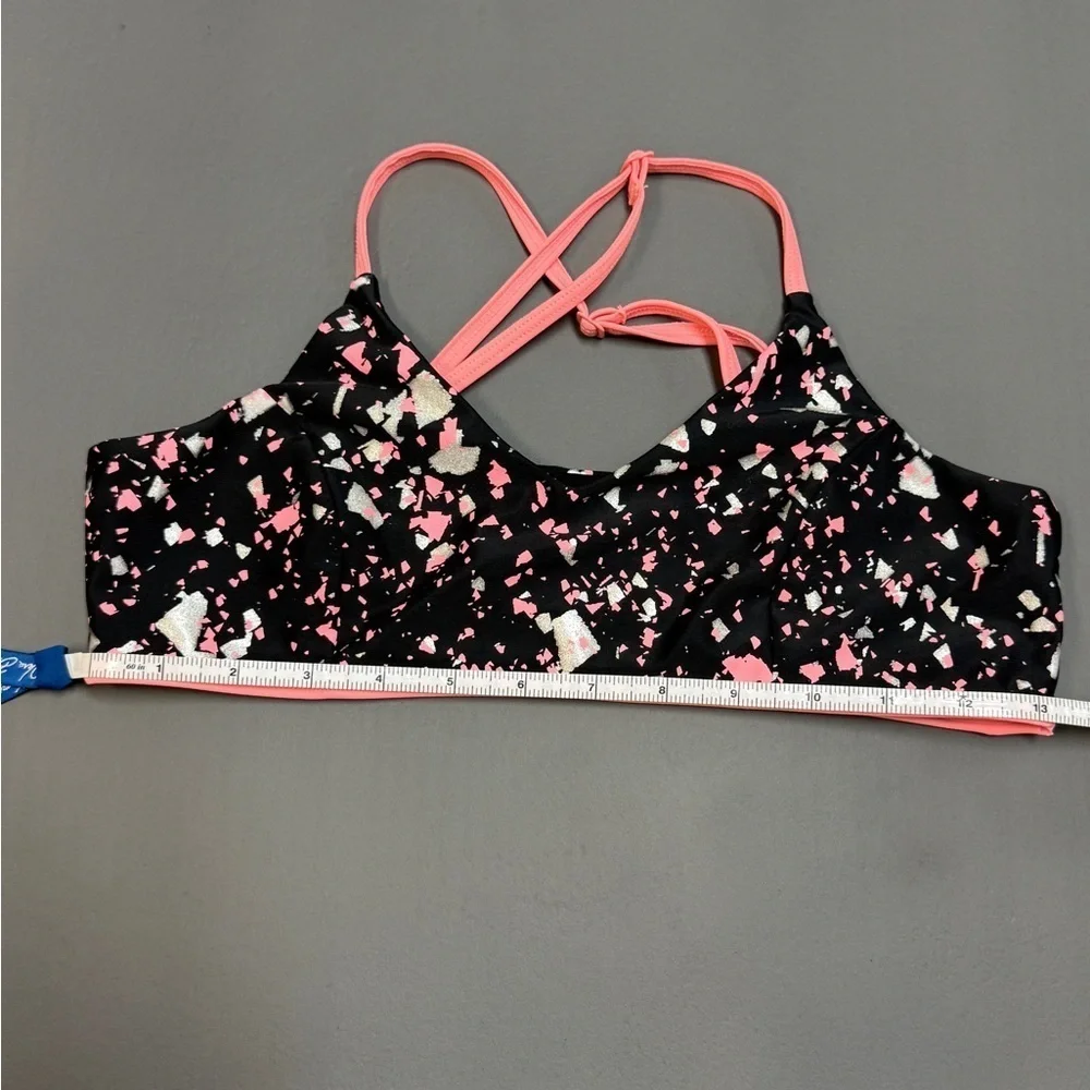 Zella: Girls - Tween - Teen Bikini Set, Black / Pink / Silver, Size 16